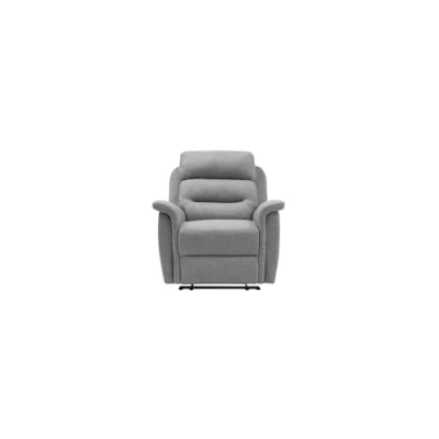 Image de RELAXXO Fauteuil de Relaxation 1 place en Tissu Gris LÉON clair