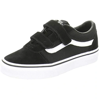 Image de Baskets VANS K Ward Scratch Noir Textile Mixte/Bébé