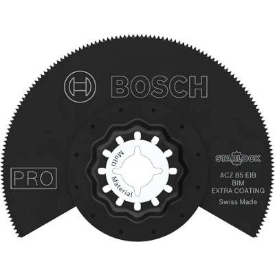 Image de Bosch 1x Lame pour Outil multifonctions PRO Multi Material ACZ 85 EIB (pour Métaux non ferreux, Vinyle stratifié solide, PVC, Ø mm, Professional Accessoire multifonction)
