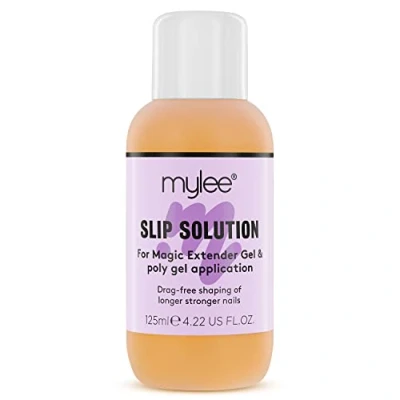 Image de Mylee Slip Solution Polymer Gel 125ml Construction Gel, Ongles et Extensions UV LED, Liquide d&#039;Alcool Isopropylique, blanc