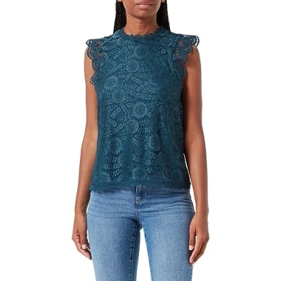 Image de Pieces Pcolline SL NOOS BC Blouse, Femme, Taille: XL, Reflecting pond