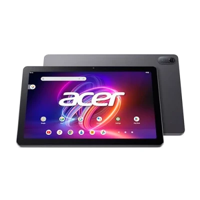 Image de Acer Iconia Tab P10 (P10 21Q 83VZ) Tablette 10&quot; 2K QLED IPS Touch Display MediaTek MT8781 Octa Core Processeur 6 Go LPDDR4X RAM 256 UFS Android 14 Gris + Étui Portefeuille