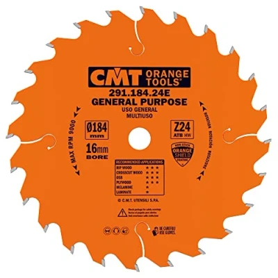 Image de CMT Orange Tools 291,184,24E scie circulaire 184 x 24 16 2,6 z VTT 20 degrés