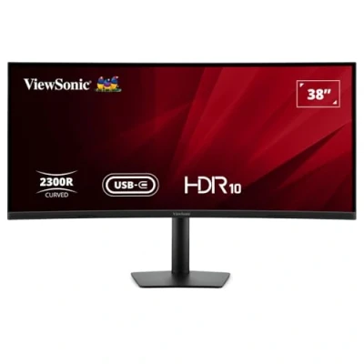 Image de Viewsonic VA3820C LED display 96,5 cm (38 ) 3840 x 1600 pixels Wide Quad HD+ Noir Neuf