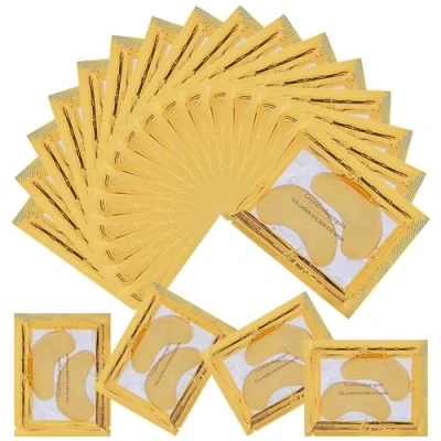 Image de 20 Paires Patch Anti Cernes, Patchs Pour Les Yeux, 24K Or Masque Yeux CollagèNe Rides, Hydratant Rides Sous EnlèVe Poches Cernes (40 Pièces)