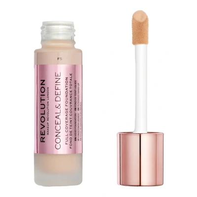 Image de Makeup Revolution Conceal &amp; Define Foundation Fond de teint, Femme, Taille: 23 ml, F5
