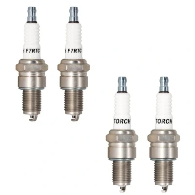 Image de TORCH 4pcs F7RTC Bougie d&#039;allumage Remplacer pour NGK 5534/BPR7ES V line 19, BOS CH 7992/WR5DC 4038/WR5DP, Cham pion 332/RN7YC 415/RN9YC 818/RN2C, W22EPR U/3088, R41CXLS, OEM