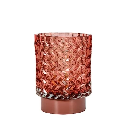 Image de Pauleen 48312 LED Mobile luminaire Sweet Glamour minuterie Pile Rosé Lampe à Poser, Verre, 0.4 W