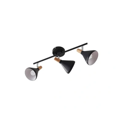 Image de Lindby Spot Arina à intensité variable (Moderne) en Noir Métal e. a. pour Chambre coucher (à 3 lampes, E14), Lampe encastrable, plafonnier, applique