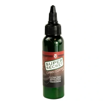 Image de SILCA Lubrifiant pour chaîne de vélo Super Secret Cire liquide nettoyer, lisser. et silence Réduction la friction puissance sortie améliorée (bouteille 2 oz) Blanc cassé