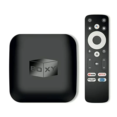 Image de BOXY Android TV 11 Box Lecteur Multimédia Dune HD Media Center Netflix in 4K Dolby Vision &amp; Atmos VP9 profile2, MKV/ISO DV P7 FEL AFR, HDR10+, DTS, USB 3.0, Wi FI, BT 5.0 Voice Control