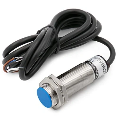 Image de Heschen M18 Capacitif Capteur De Proximité Commutateur, Type Bouclier, LJC18A3 5 Z/CY, Détecteur 1 5mm, 10 30VDC 200mA, PNP NO+NC, 4 fils