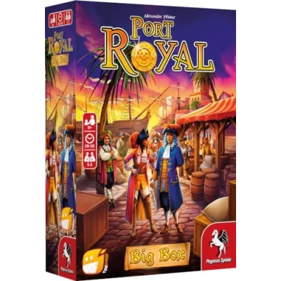 Image de Asmodee Funforge Port Royal Big Box Jeux de société Cartes Stop ou Encore A partir 8 Ans 1 à 5 Joueurs Version française