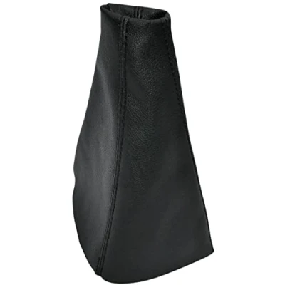 Image de AERZETIX C57815 Soufflet de levier vitesse compatible avec Hyundai Matrix 2001 à 2007 couleur: noir en cuir synthétique