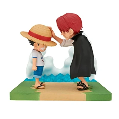 Image de Banpresto One Piece Monkey.D.Luffy &amp; Shanks Figurine WCF Log Stories 7cm