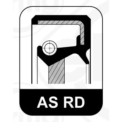 Image de ELRING 468.670 Joint Spi De Vilebrequin FPM (caoutchouc fluoré) HONDA: CIVIC 3 Hatchback, Prelude V, CRX 2, ROVER: 600, 200 3/5 portes, Coupe