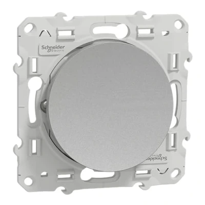 Image de Schneider Electric S530204 Interrupteur ou Va et Vient Odace 230 V Alu