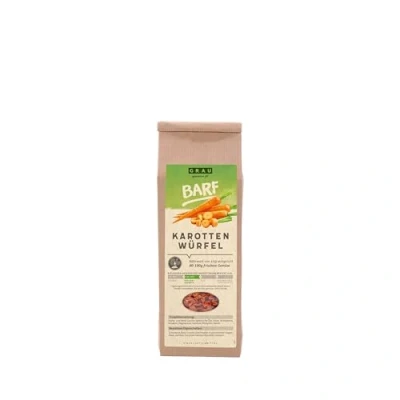 Image de GRAU L’original Légumes Séchés Pour Menus BARF Chiens, Dés De Carotte, Lot 1 (1 x 150 g), Complément Alimentaire Chiens