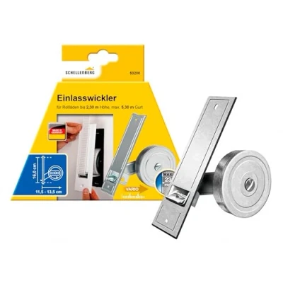 Image de Schellenberg 50200 Enrouleur d&#039;entrée Maxi, 160 mm, galvanisé