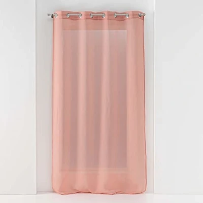 Image de douceur d&#039;intérieur, Voilage à Oeillets (140 x 180 cm) Sandra Rose, Voile Sablé