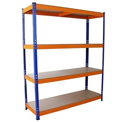Image de Monster Racking Rayonnage en Acier S Rax, Etagères MDF Solide, Assemblage Sans Boulons, 150cm x 50cm 180cm