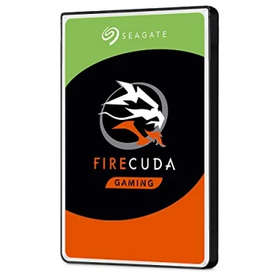Image de Seagate FireCuda, 1 To, Disque hybride hautes performances SSHD, 2,5&quot; SATA 6 Gbit/s, 8 Go de mémoire cache, pour PC portable jeu, services Rescue valables 3 ans (ST1000LX015)