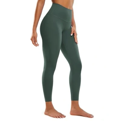 Image de CRZ Yoga Femmes Butterluxe Leggings 64cm Taille Haute Ultra Douce Entraînement Vert Forêt Foncé 38