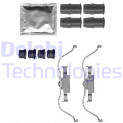 Image de DELPHI LX0573 Kit d&#039;accessoires, plaquette de frein à disque LAND ROVER: Range Rover 3