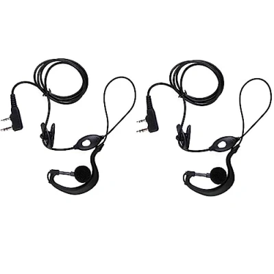 Image de Mengshen® Baofeng Ecouteur Earpiece Walkie Talkie Headphones Two Way Radio Headset for BF 888S / 777S 666S UV 5R 5RA 5RE (2 PCS) EJ01 2Pack