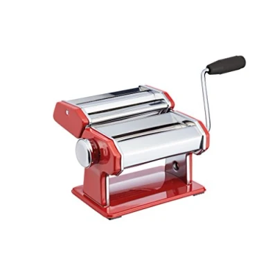 Image de KitchenCraft World of Flavours Machine à Pâtes en Acier Inoxydable Jaune