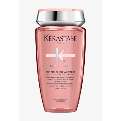 Image de KÉRASTASE Chroma Absolu BAIN Respect Gentle Shampoo FOR FINE TO Medium Colortreated HAIR Shampoing, Taille: 250 ml,