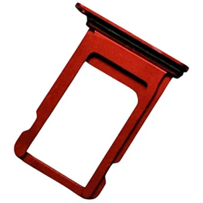 Image de Tiroir Carte SIM (Nano SIM) pour Apple iPhone 8 et Se 2020, Piece de Remplacement Original, Rouge
