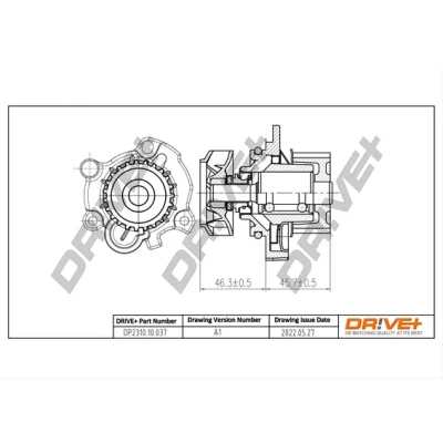 Image de Pompe à eau, refroidissement du moteur Dr!ve+ DP2310.10.037