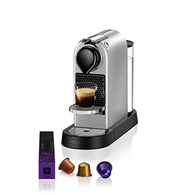 Image de Nespresso Krups Machine à Café Citiz Argent Cafetière Capsules YY4118FD