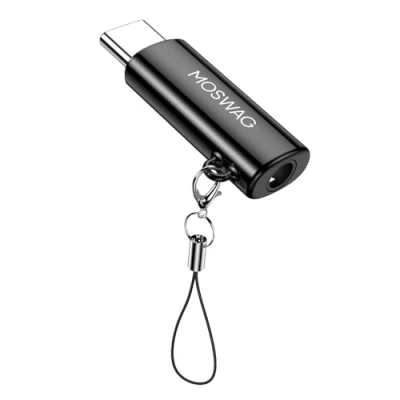 Image de MOSWAG USB C à 3,5 mm Audio Casque Adaptateur, Type aux Adaptateur en Alliage de Zinc Compatible avec Samsung Galaxy S23 s22 s21 S20 s10 Plus, Ultra +, Pixel 7/6, Pad Pro 6