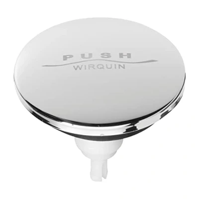 Image de Wirquin 30724024 Clapet en inox pour bonde Quick Clac de baignoire, chromé
