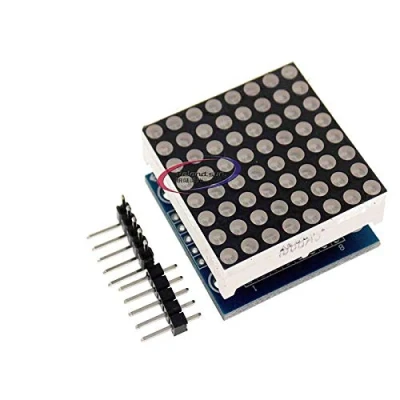 Image de Reland Sun MAX 7219 Module de contrôle LED 8 x Points avec Affichage matriciel 5,5 V Rouge
