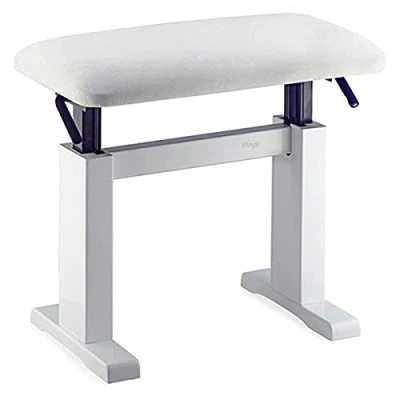 Image de Stagg PBH 780 WHP SWH Banquette de piano Blanc