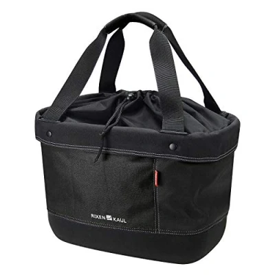 Image de KlickFix Alingo Panier à vélo pour Femme 7 l Noir Noir, 24 x 38 26 cm