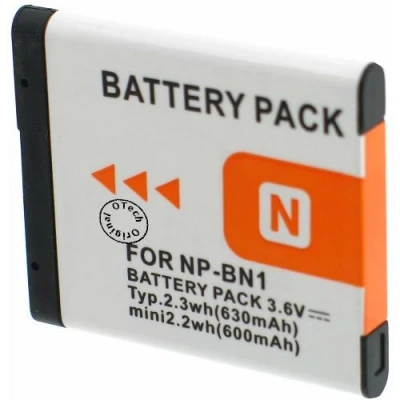 Image de Batterie OTECH Sony NP BN1 Lithium Ion 900 mAh Compatible Action Cam HDR AS30VR