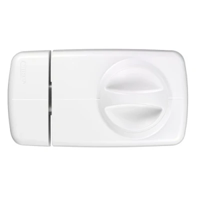 Image de Abus 532702 7010 W Verrou de porte complémentaire bouton rotatif Blanc