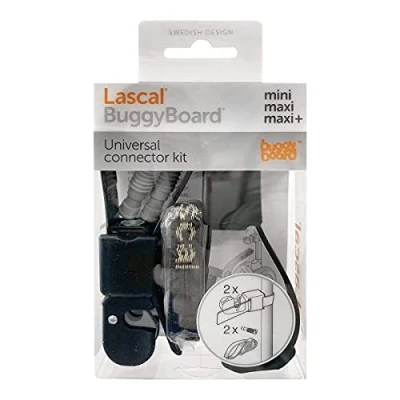 Image de Lascal 19211 Universal Accouplement BuggyBoard, Noir [couleur des vis Gris]