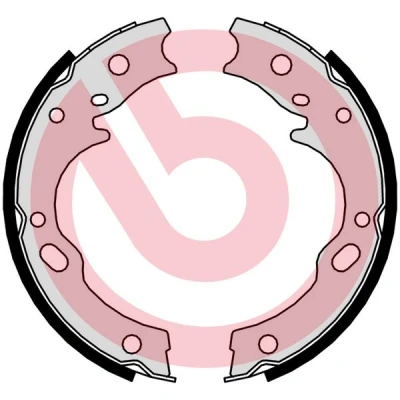 Image de BREMBO S 34 509 Mâchoires De Frein à Main ISUZU: Elf Сamion Plateau/Сhâssis, TOYOTA: Dyna Plateau / Сhâssis