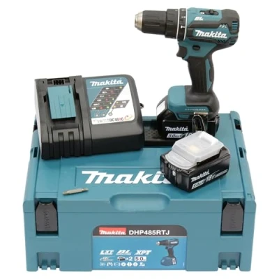 Image de Perceuse à percussion 18V LXT (2x5.0 Ah) en MAKPAC MAKITA DHP485RTJ