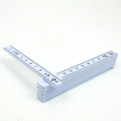 Image de pimaldaum® Mètre pliant en plastique pour une détection rapide et précise des longueurs espacements (1,1 m)