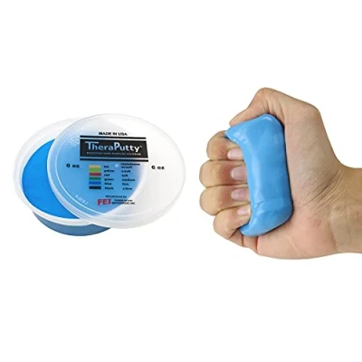 Image de CanDo TheraPutty antimicrobien Pâte à malaxer 170 g bleu (élevé)