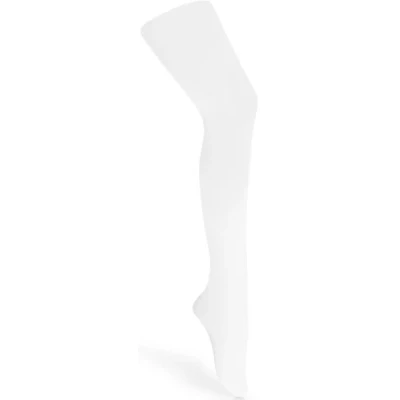 Image de Merry Style Collants Fins pour Filles Enfants Vêtements de Ballet en Microfibre 60 DEN WLSS001 (Blanc 140 146)