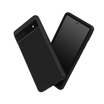 Image de RhinoShield Coque Compatible avec [Pixel 6a] SolidSuit Fine Technologie d&#039;absorption des Chocs et Finition Premium Matte Fibre de Carbone