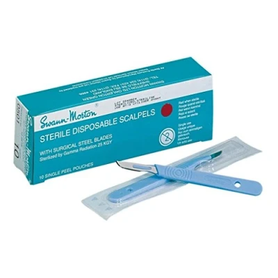 Image de Nmmedical Bistouris à usage unique Swann Morton N 15 Stérile