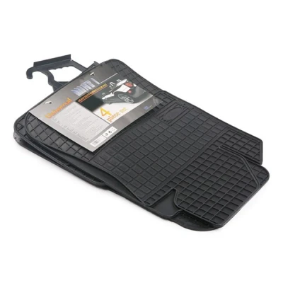 Image de FROGUM 0011 Ensemble de tapis sol Caoutchouc avant et arrière 4 noir Adaptation universelle 63,5x46, 34x46